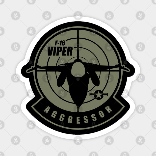 F-16 Aggressor Patch Magnet by TCP