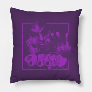 mf doom purple Pillow