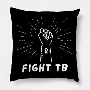 Fight Tb print -awareness for tb patients Pillow