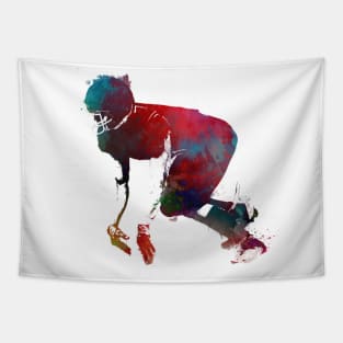 American football player #football #sport Tapestry