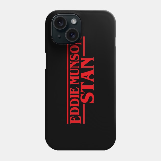 Eddie Munson Stan Phone Case by demonigote