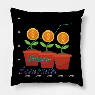 Green Economist Pillow