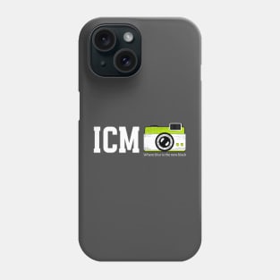 ICM - Where Blur is the New Black for the ICM Photographer Phone Case