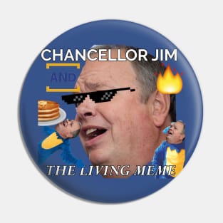 Jim The Living Meme Pin