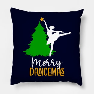 Merry Dancemas Christmas Dancer Pillow