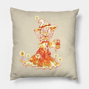 Candle Witch Pillow