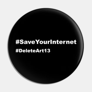 Save Your Internet Pin