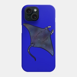 Space manta ray Phone Case