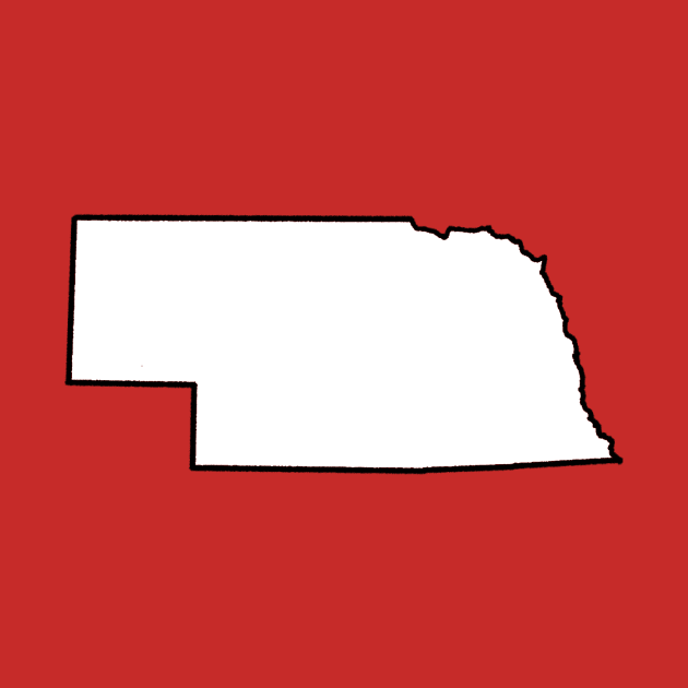 Nebraska - Blank Outline by loudestkitten