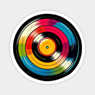 colorful vinyl Magnet