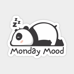 Panda Monday Mood Magnet