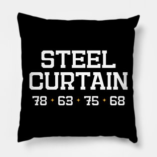 The Steel Curtain - Pittsburgh Steelers Pillow