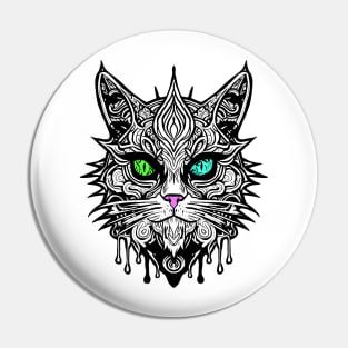 Bright eyed cat Pin