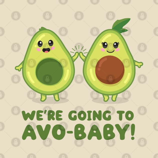 We're having a baby! Fun pregnancy announcement Avos by Messy Nessie