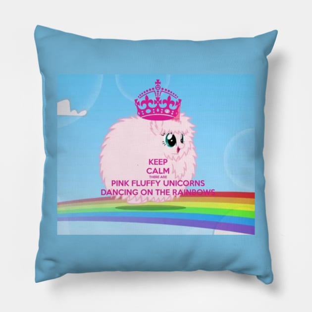 Fluffy unicorn pillow on sale