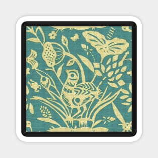 Papercut Garden (emerald inv) Magnet