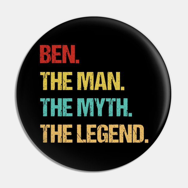 Mens Ben Name Gift Design Gift Pin Teepublic
