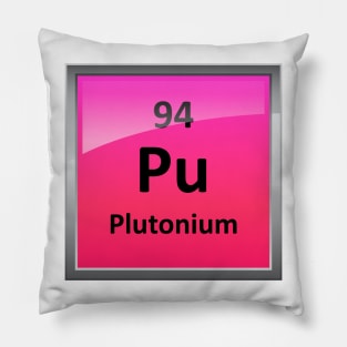 Plutonium Periodic Table Element Symbol Pillow