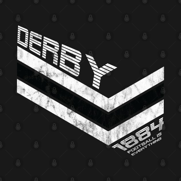 Football Is Everything - Derby County FC 80s Retro by FOOTBALL IS EVERYTHING