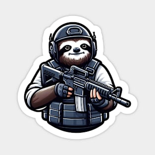 Tactical Sloth Magnet