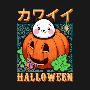 Cute Animals Halloween Pumpkin v15 - Happy Halloween T-Shirt