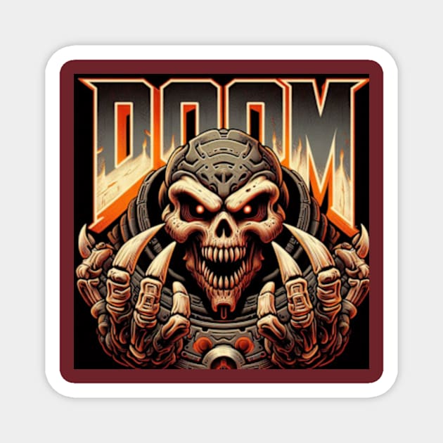 Doom Demon Magnet by The Doom Guy