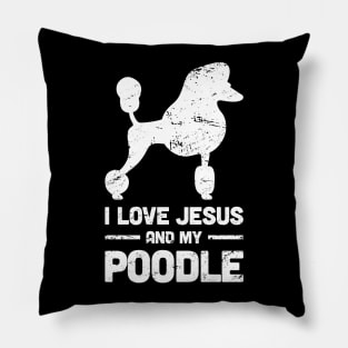 Poodle - Funny Jesus Christian Dog Pillow