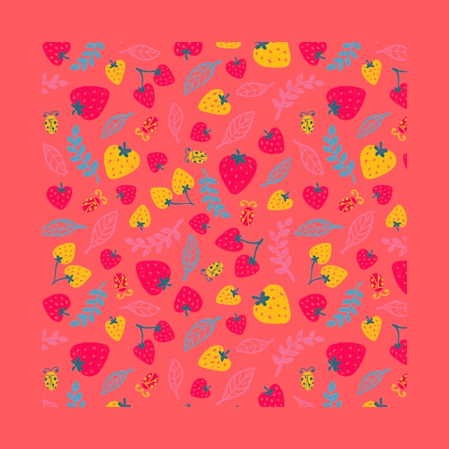 Strawberry Pattern by Alexandra Franzese