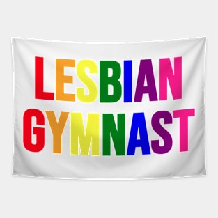 LESBIAN GYMNAST (Rainbow) Tapestry