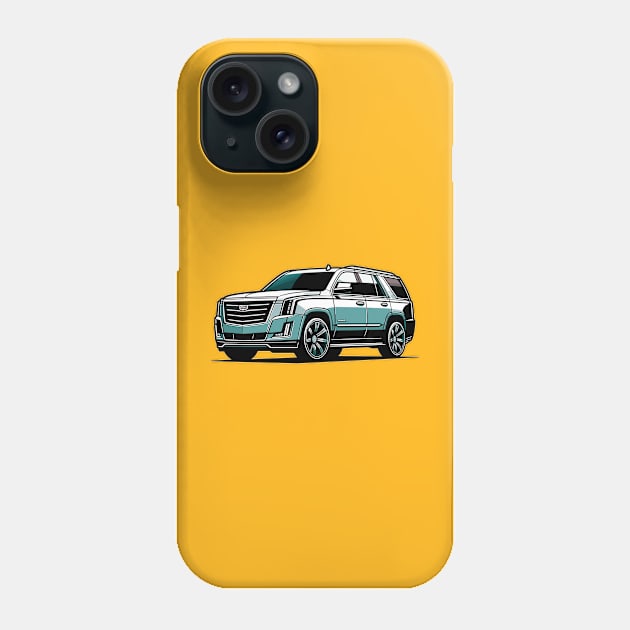 Cadillac Escalade Phone Case by Vehicles-Art