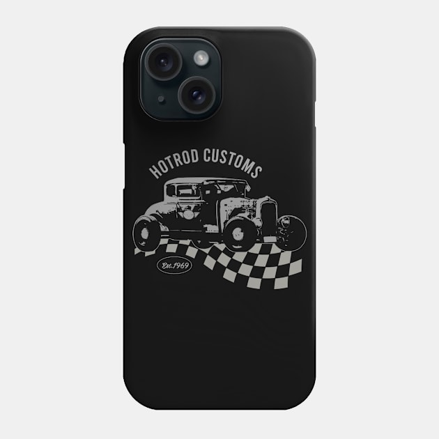 Hotrod Customs Car Phone Case by Socity Shop