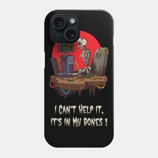 Programmer Halloween Skeleton Phone Case