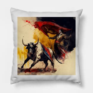 Bullfighting - Spanish tradition Pillow