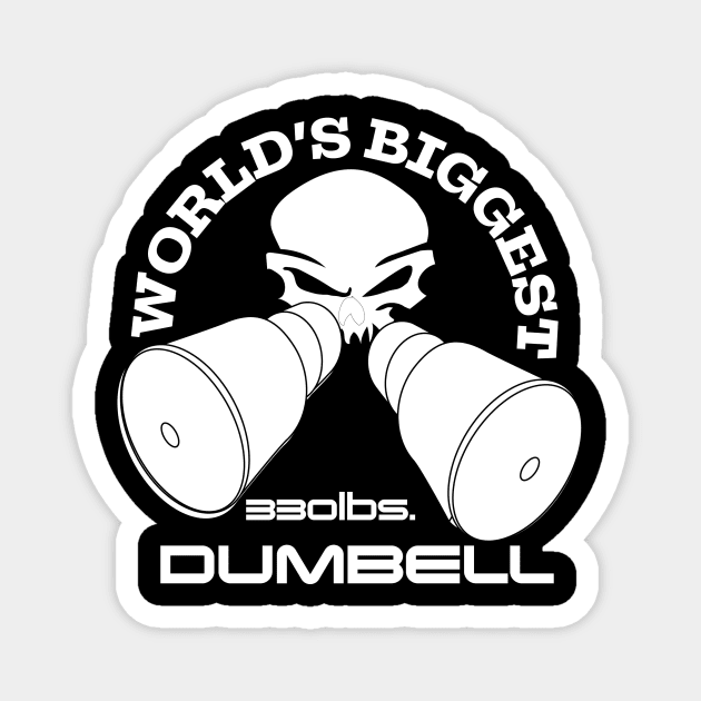 Big boys dumbell s Magnet by Spikeani