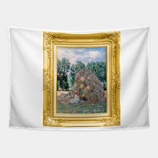 PANTONE MONET - Boulevard des Capucines by Claude Monet Tapestry