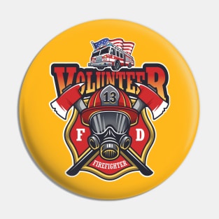 Volunteer Firefighter Pin