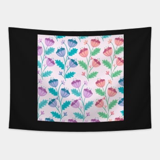 Tulip flower pattern Tapestry