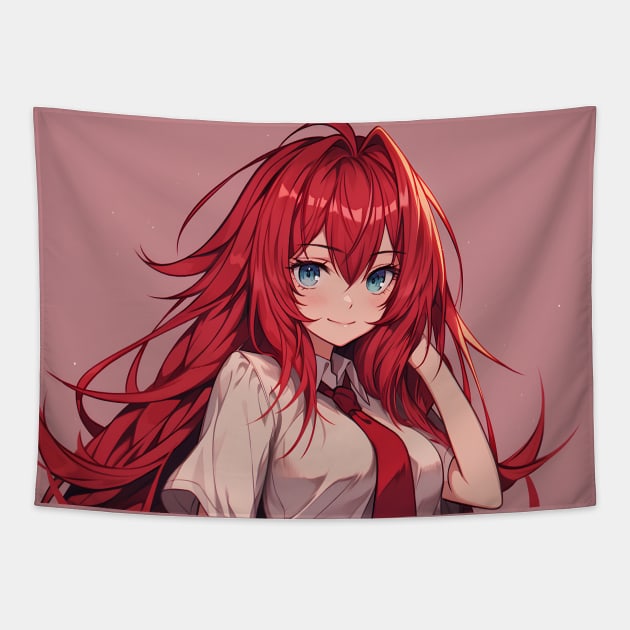 cute rias Tapestry by WabiSabi Wonders