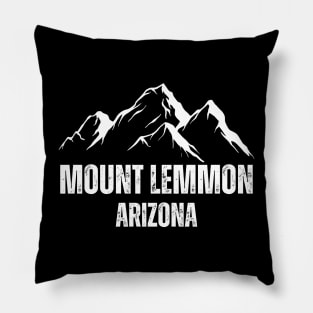 Amount Lemmon Arizona Tucson Santa Mountains Pillow
