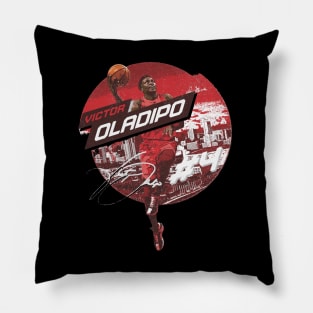 Victor Oladipo Miami City Emblem Pillow