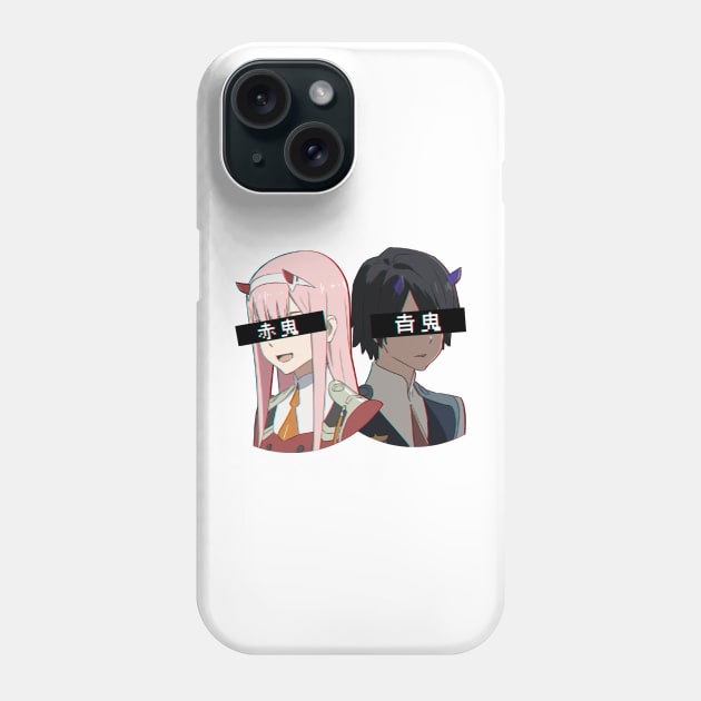 Aka Oni and Ao Oni Phone Case by Shiromaru