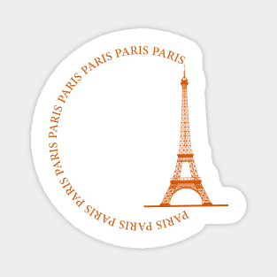 The Eiffel Tower, Paris, France Magnet