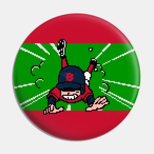 8-Bit Baseball Slide - Boston Pin