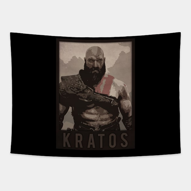 Kratos Tapestry by Durro