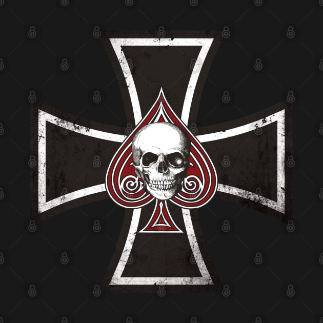Iron Cross with Ace of Spades by Beltschazar