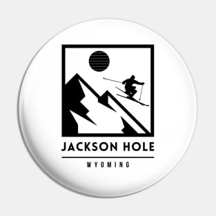 Jackson Hole Wyoming United States ski Pin