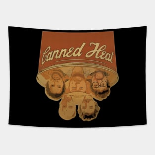 Boogie with Heat Vintage Music Vibes Tapestry