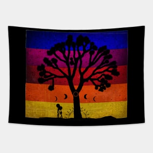 Lunartic Rainbow Tapestry