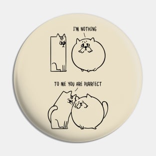 Purrfect Together Pin