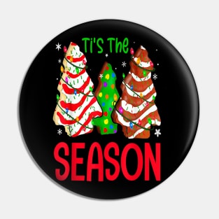 Ti's The Season Christmas Tree Cakes Debbie Xmas Pin